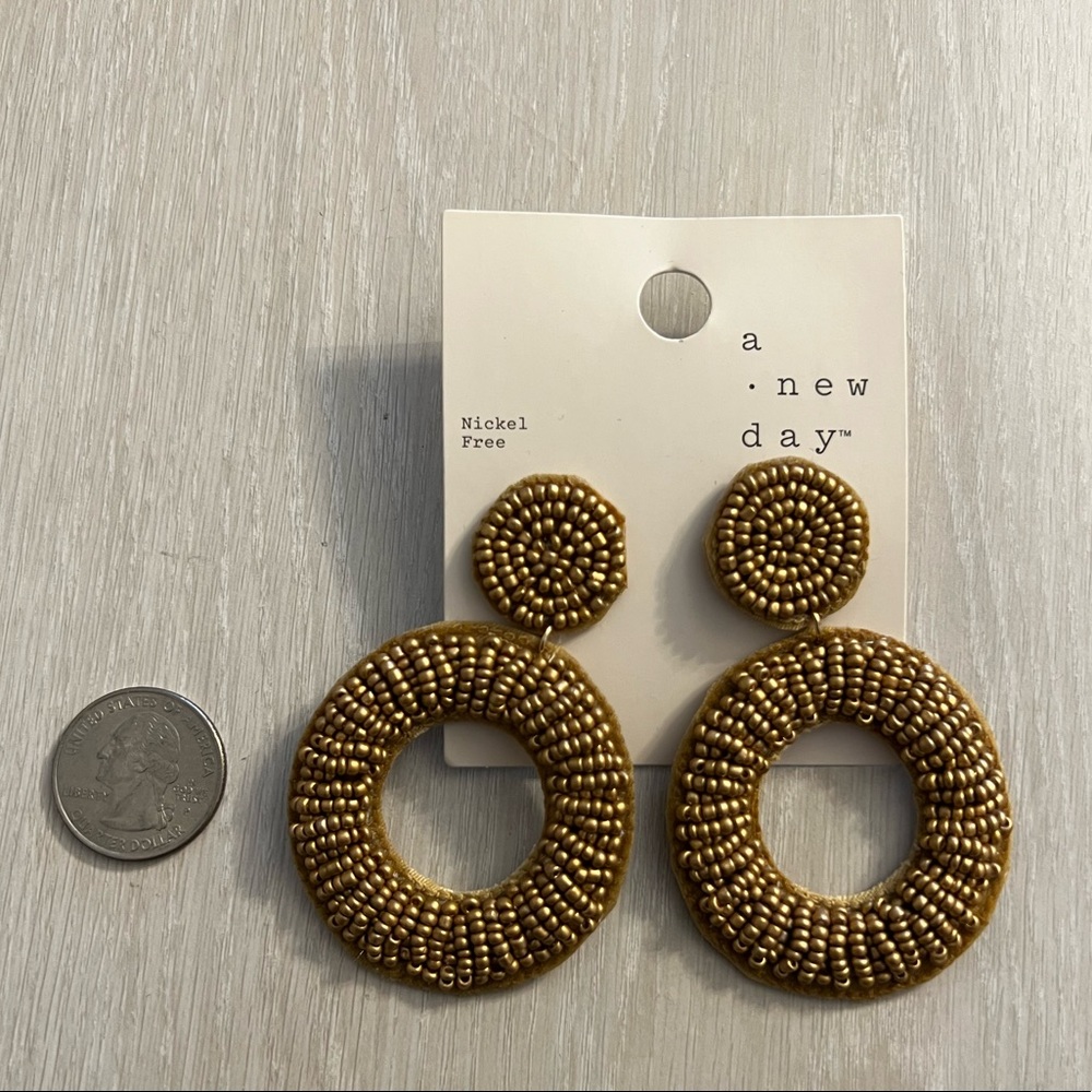 Beaded Statement Earrings